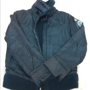 Diesel aviator sherpa lined jacket